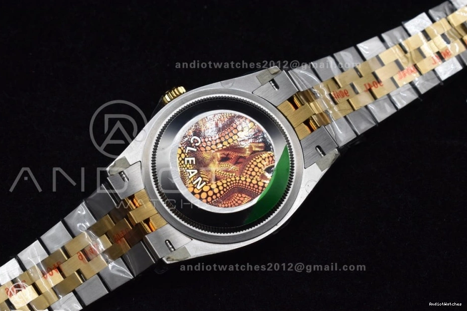 1:1 on Dial SS Diamonds VR 126233 Black 556 YG Jubilee Best Edition 36 Clean DateJust Bracelet Steel RelaxedFit 904L 0117